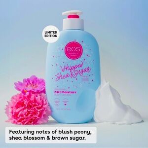 Holiday Limited Edition EOS whipped sugar and shea lotion.Sold out everywhere!